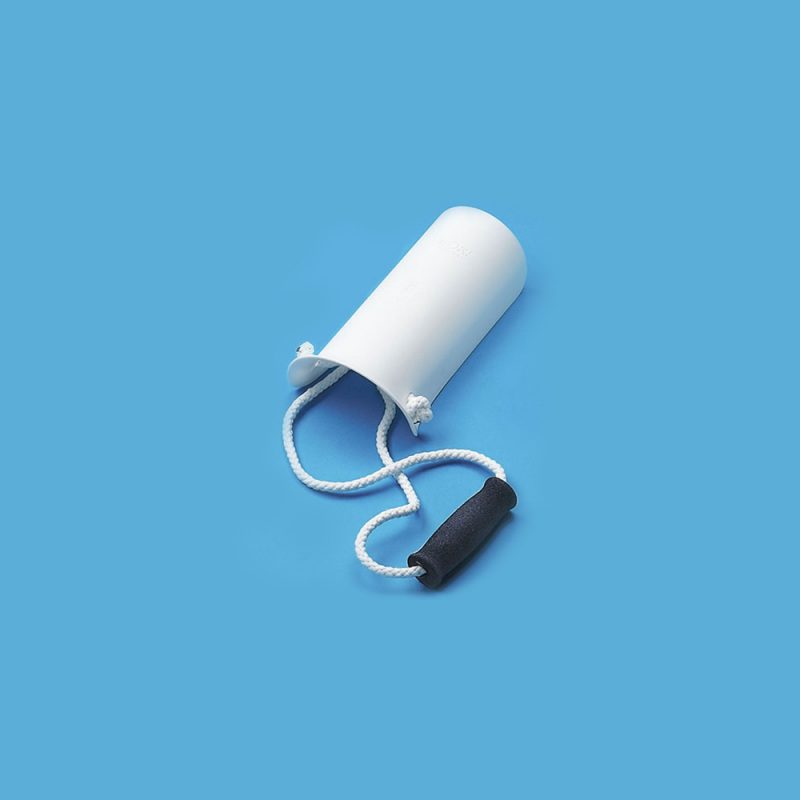 White rigid single cord